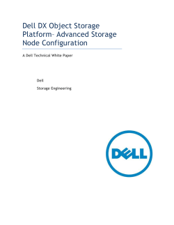 Advanced Storage Node Configuration