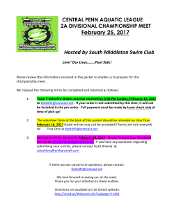 2017 Divisional Information