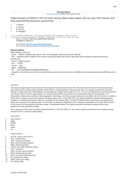 26 May 1997, Pages 683&ndash;693 Determination of NADH in the rat