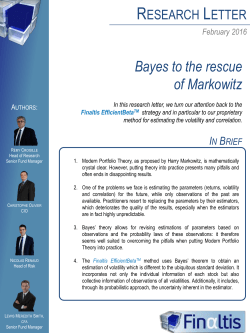 Bayes to the rescue of Markowitz