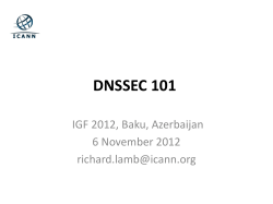 DNSSEC Deployment: Where We Are