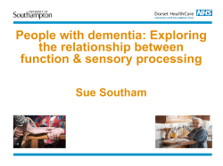 AMPS Low registration Sensation seeking Sensory sensitivity