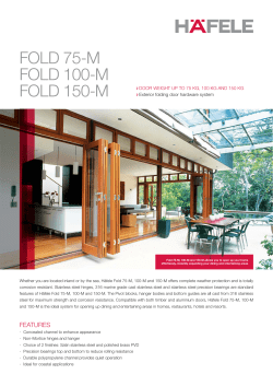 FOLD 75-M FOLD 100-M FOLD 150-M