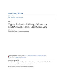 Tapping the Potential of Energy Efficiency to Create Greater