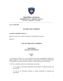 Law on Organic Farming