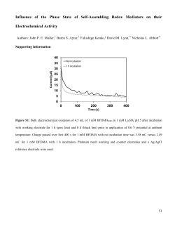 Influence of the Phase State of Self-Assembling Redox