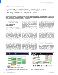 New control visualisation for circulation plants &ndash; keeping an eye on