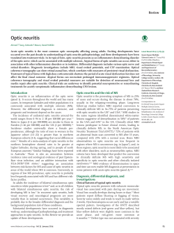 Optic neuritis - New Zealand Brain Research Institute
