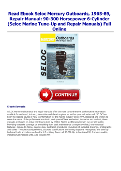 Read Ebook Seloc Mercury Outboards, 1965