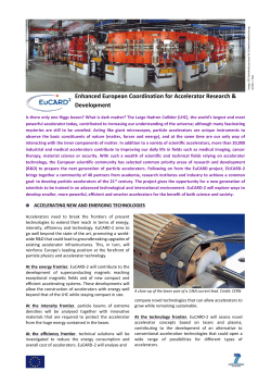 Enhanced European Coordination for Accelerator - EuCARD-2