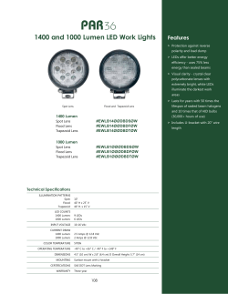 1400 and 1000 Lumen LED Work Lights