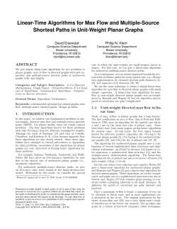 Linear-Time Algorithms for Max Flow and Multiple