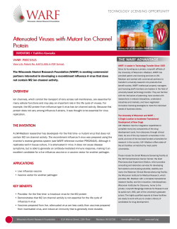 Attenuated Viruses with Mutant Ion Channel Protein