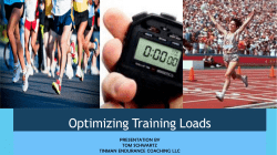 Optimizing Training Loads - The Run Fast Coach Website