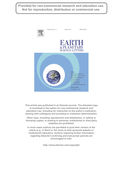 This article was published in an Elsevier journal. The attached copy