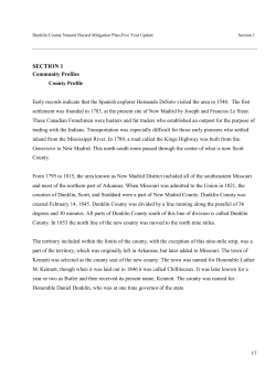 Section 1 - Bootheel Regional Planning Commission