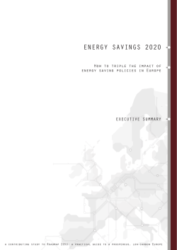 energy savings 2020