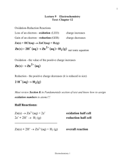 Ch 21 electrochemistry