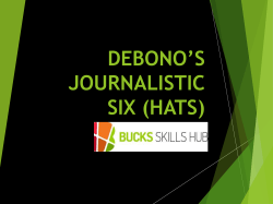 Debono Hats PPT