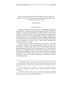 Anna Williams* Consider the following scenario: Suzy is a middle