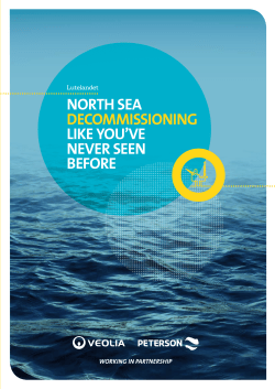 north sea decommissioning like you`ve never seen before