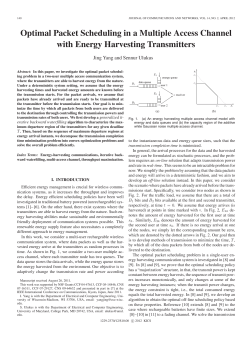 Optimal Packet Scheduling in a Multiple Access