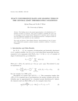 exact convergence rate and leading term in the central limit theorem