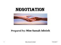 Presentation-Negotiation-13 - E-Learning/An