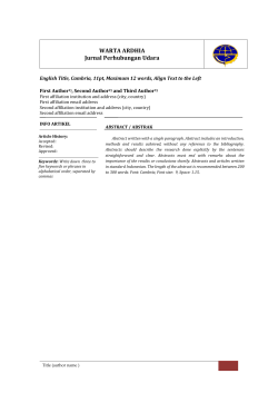 English - warta ardhia