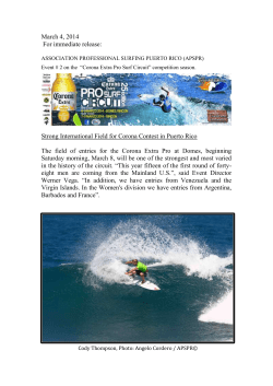 Press Release #3 Dom..