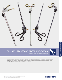 pilling&reg; laparoscopic instrumentation