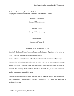 From Instructional Events to Learning Events