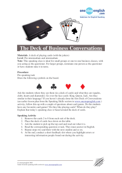 Deck of Conversations
