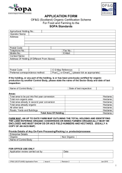 now - Scottish Organic Producers Association