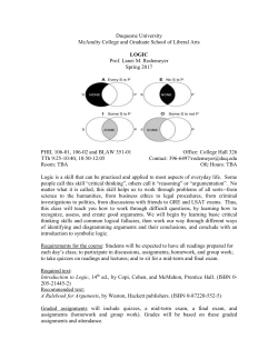 Logic - Duquesne University