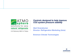 Controls designed to help improve CO2 system pressure stability
