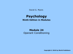 Psychology Ninth Edition in Modules Module 24