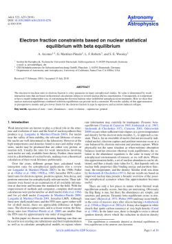 Electron fraction constraints based on nuclear statistical equilibrium