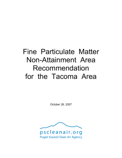Basis for Tacoma Designation Area