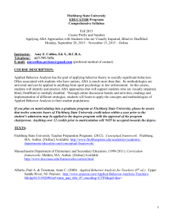 Ext Campus: Education Syllabus Template