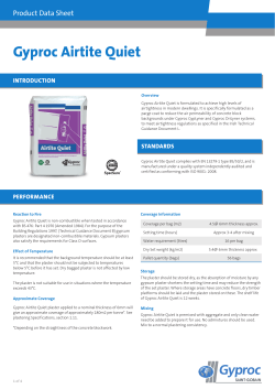 Gyproc Airtite Quiet