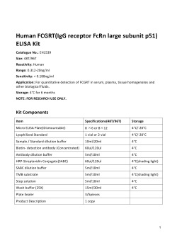 Mouse BDNF ELISA Kit