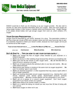 Oxygen Therapy