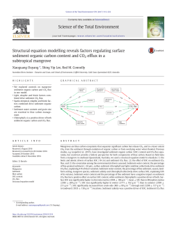 Structural equation modelling reveals factors regulating surface