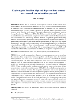 Exploring the Brazilian high and dispersed loan