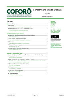 Bioenergy 2009 - Banking on Biomass conference and