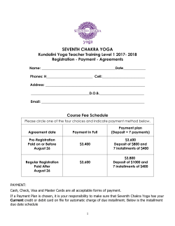 Our Registration Form