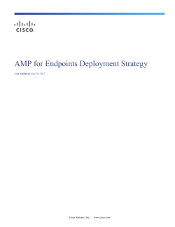 AMP for Endpoints Deployment Strategy.book