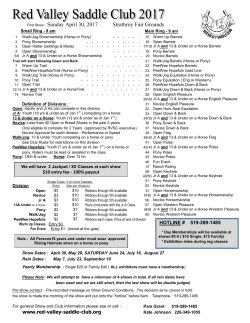 First Show : Sunday April 30, 2017 Strathroy Fair Grounds