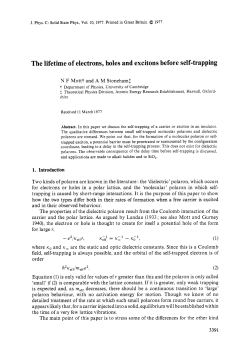 The lifetime of electrons, holes and excitons before